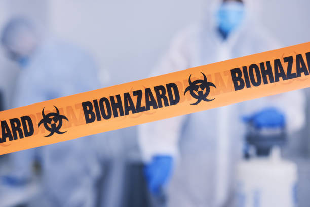 Professional Blood Cleanup technician working in Deer Park, NY